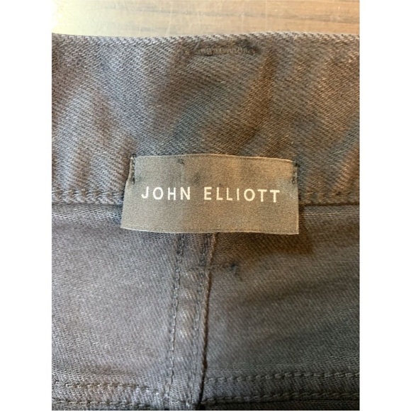 COPY - New John Elliott Jeans Men 31x33 Slim Fit Black 3-D selvedge Denim Made … - Picture 15 of 16